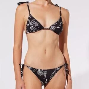 Solid & Striped The Parker Bikini Bottom Black | SMALL
